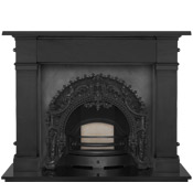 Rococo Cast Iron Fireplace Insert Rx263